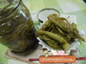 Tenerume di zucchine sott olio ricetta