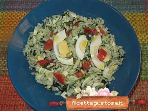 insalata di riso al tarassaco ricetta
