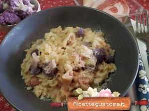 risotto cavolfiore viola ricetta