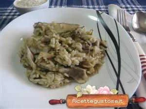 risotto ombrina e carciofi ricetta