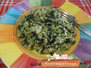 risotto spinaci e gorgonzola ricetta