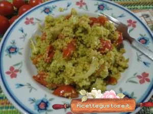 cous cous spinaci e gorgonzola ricetta