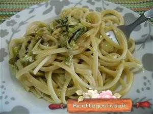 ricetta linguine zucchine asparagi
