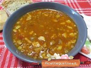 zuppa enkir porcini patate ricetta