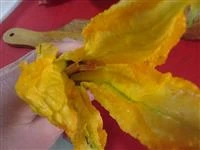 fiori di zucca  ripieni immegine 2