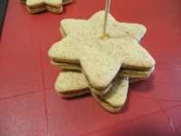 6 foto albero di natale con biscotti allo zenzero