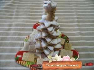 albero di natale biscotti zenzero e nutella