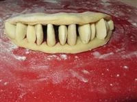 3 immagine biscotti dentiera dentiera halloween