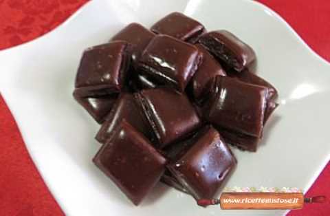 caramelle al ciocoolato