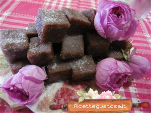lokum caramelle cioccolato e acqua di rose