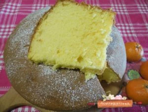 chiffon cake light succo di mandarino