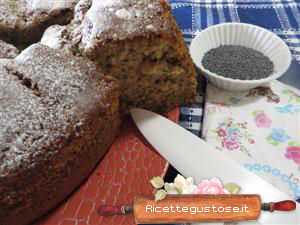 chiffon cake fragolino e semi di papavero