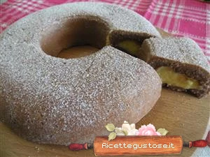 ricetta ciambella di frolla ripiena