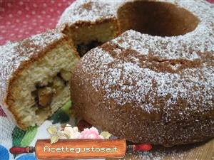 ciambellone ricotta mele e cioccolato ricetta