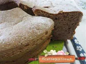 ciambellone al cacao e noci solo albumi ricetta