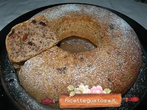 ciambellone cioccolato e noci ricetta