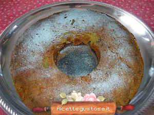 Ciambellone mele e noci