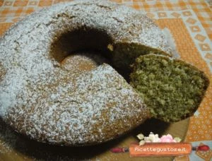 ciambellone spumante pistacchio e cocco ricetta
