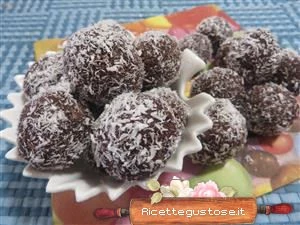 cioccolatini al latte e cocco ricetta