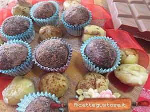 cioccolatini castagne e biscotti ricetta