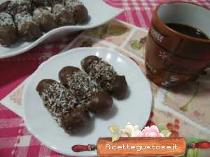 ricetta cioccolatini cocco cioccolato fondente
