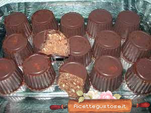 Cioccolatini pavesini nutella e nocciole
