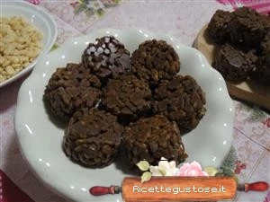 cioccolatini con rice krispies ricetta