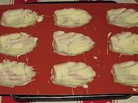 gusci di cioccolato bianco pronti