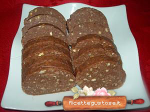 salame cioccolato e panna