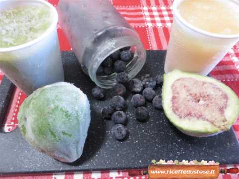 congelare la frutta