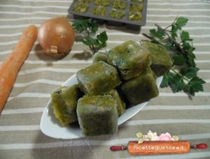 congelare verdure fresche per soffritto