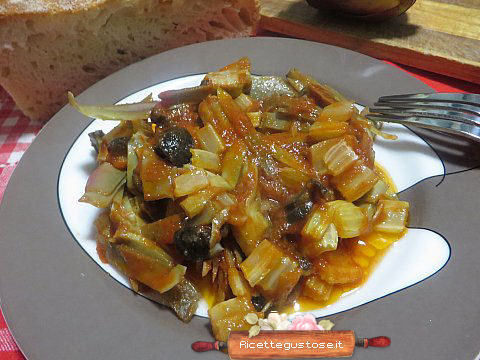 Caponata di carciofi