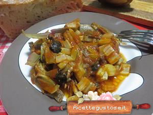 caponata di carciofi