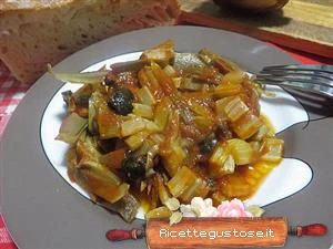 caponata di carciofi gustosa