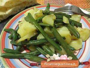 fagiolini e patate
