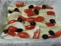 finocchi gratinati pomodorini e olive immagine 3