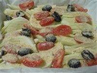 finocchi gratinati pomodorini e olive immagine 4