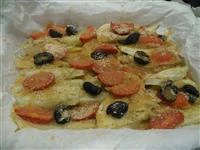 finocchi gratinati pomodorini e olive immagine 5