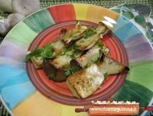 funghi cardocelli alla piastra