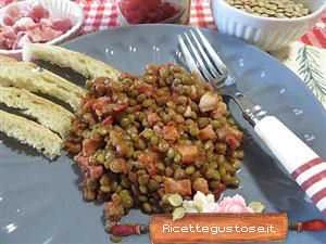 lenticchie alle verdure ricetta