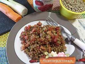 lenticchie ripassate al guanciale ricetta