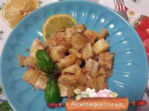 Manioca gratinata alle erbe aromatiche