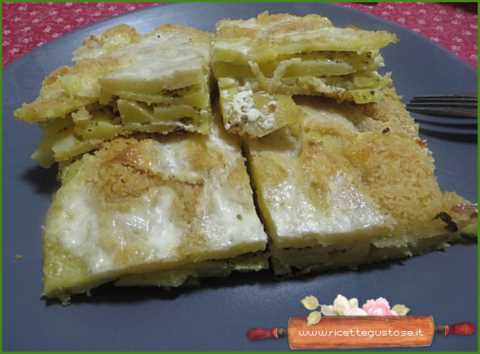 patate gratinate panna