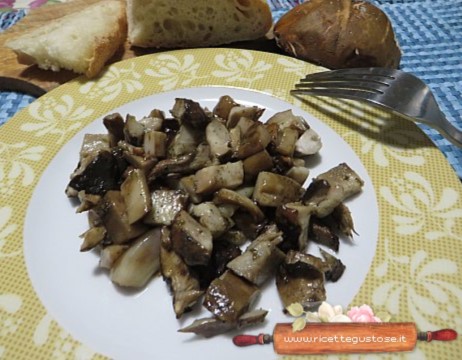 porcini trifolati al cartoccio