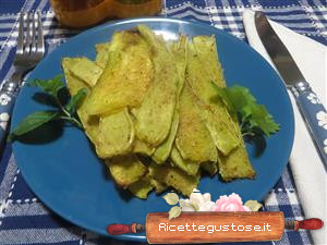 zucchine trombetta gratinate