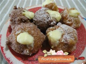 bignè san giuseppe senza glutine ricetta
