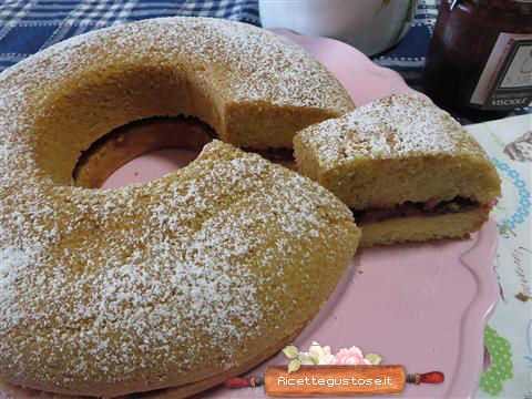 Ciambella frutti di bosco senza glutine
