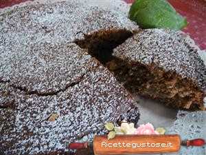 torta di fichi e cioccolato senza glutine