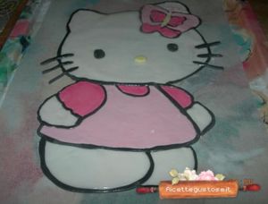 Hello kitty in pasta di zucchero o pdz