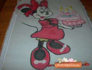 Minnie con pasta di zucchero